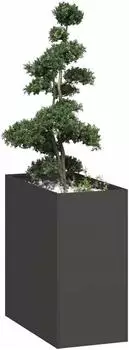 vidaXL Pflanzk&uuml;bel schwarz 40x80x80cm Stahl (860773)