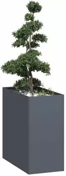 vidaXL Pflanzkübel anthrazit 40x80x80cm Stahl (860775)