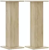 vidaXL Pflanzenst&auml;nder 2 Stk. Sonoma-Eiche 30x30x80 cm Holzwerkstoff