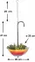 DanDiBo Blumenampel Metall mit Topf, innen/außen, 72cm (9625872)