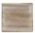 Spetebo Blumenhocker Holz, eckig, natur, schwarze Füße, 21x21cm (47911)