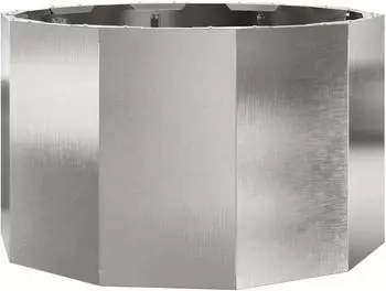vidaXL Pflanzkübel Edelstahl silber 60x60x35cm