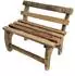 Spetebo Deko Blumenbank aus Holz, 32x27x21cm (425839)