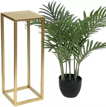 DanDiBo Blumenhocker eckig, Metall, gold, 50cm (9650650)