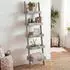 MCW Standregal T69 5 Ablagen Shabby-Look grau, Holz, 43x169x32cm (800000678504)