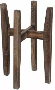 MICA Decorations Ascot Topfständer aus Holz, 48x33x33cm