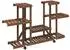 vidaXL Blumenständer mit Rollen 110x25x78cm Massivholz Tanne