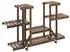 vidaXL Blumenständer mit Rollen 110x25x78cm Massivholz Tanne