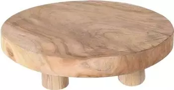 Markenlos Blumenuntersetzer aus Holz, &Oslash; 30cm (KOO-9990264)
