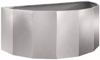 vidaXL Pflanzk&uuml;bel Edelstahl silber 90x45x35cm (883693)