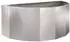 vidaXL Pflanzkübel Edelstahl silber 90x45x35cm (883693)