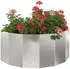 vidaXL Pflanzkübel Edelstahl silber 90x45x35cm (883693)