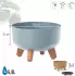 Prosperplast Gracia Blumentopf 6,8L rund, hellgrau (ZA5360)