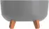 Prosperplast Gracia Blumentopf 6,8L rund, hellgrau (ZA5360)