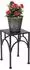 DanDiBo Blumenhocker eckig, Metall, schwarz, 28cm (9644928)