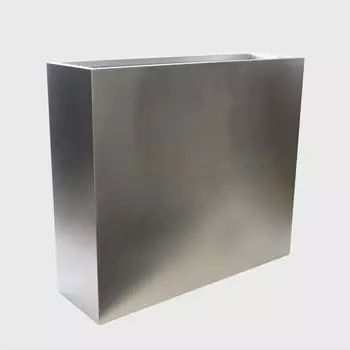 Köhko Viva Hochbeet aus Edelstahl, matt gebürstet, 95x35x80cm