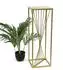 DanDiBo Blumenhocker Metall eckig 70cm gold (96565)