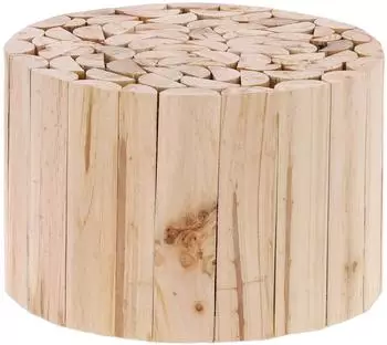 Relaxdays Blumenhocker rund, Holz, 20x30cm (10042598)