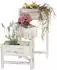 MCW Pflanzregal H275 Holz, Shabby-Look, 108x65x15cm, weiß (H275)