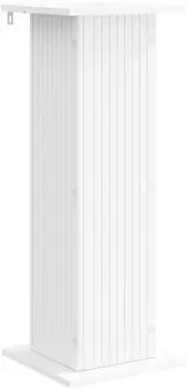 vidaXL Pflanzenst&auml;nder wei&szlig; 30,5x30x80,5cm Holzwerkstoff (899762)