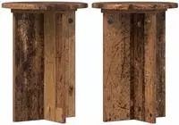 vidaXL Pflanzenst&auml;nder 2 Stk. Altholz &Oslash;29,5 x 40 cm Holzwerkstoff