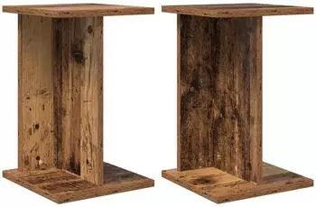 vidaXL Pflanzenst&auml;nder 2er-Set Altholz 25x25,5x40,5cm (899687)
