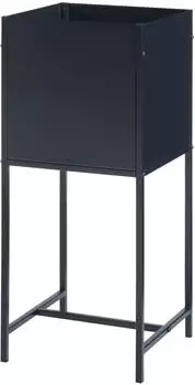 en.casa Porsgrunn Pflanzenständer Metall 70x30x30cm, schwarz (83977681)
