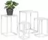 bremermann Blumenhocker 4er-Set, Metall, weiß
