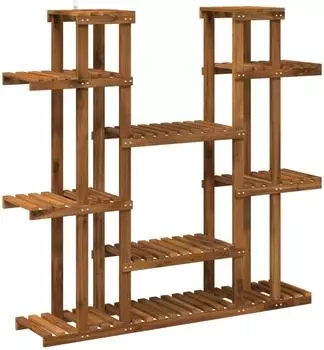 vidaXL Pflanzenst&auml;nder Akazienholz massiv 123x25x114,5cm (903102)
