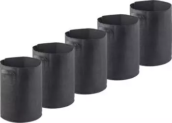 Meister Pflanzsack 43l, Filz, 5er-Pack (9960590)