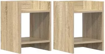 vidaXL Pflanzenst&auml;nder 2 Stk. Sonoma-Eiche 30x30x40cm (899615)
