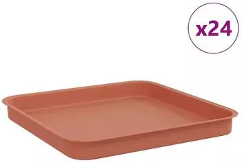 vidaXL Quadratischer Blumentopf, Kunststoff