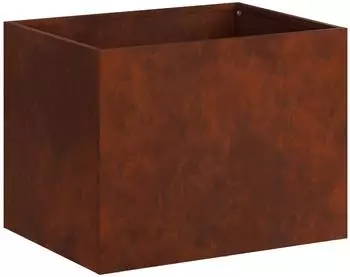 vidaXL Garten-Pflanzgefäß Rostoptik Wetterfeststahl 40x30x30cm