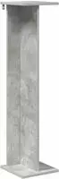 vidaXL Pflanzenst&auml;nder Betongrau 25 x 25,5 x 100,5 cm Holzwerkstoff