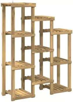 vidaXL Pflanzenst&auml;nder wei&szlig;, 85x30x114,5 cm, Akazien-Massivholz (903107)