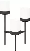 vidaXL Blumenst&auml;nder Wei&szlig; 54 x 49 x 81 cm PP und Stahl