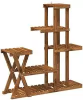 vidaXL Pflanzenst&auml;nder Natur 95 x 25 x 101,5 cm Massivholz Akazie