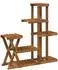 vidaXL Pflanzenständer Akazienholz massiv, natur, 95x25x101,5cm (903104)
