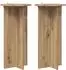 vidaXL Pflanzenständer 2er-Set Artisan-Eiche 40x40x80cm (899707)