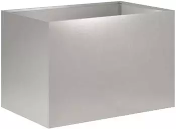 vidaXL Garten-Pflanzgef&auml;&szlig; silber 60x40x40cm Edelstahl (8005688)