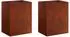vidaXL Garten-Pflanzgefäß Rostoptik 40x30x50cm, 2er-Set (8005497)