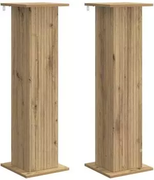 vidaXL Pflanzenst&auml;nder 2 Stk. Artisan-Eiche 30,5x30x100,5cm (899761)
