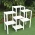 Mucola Blumentreppe Holz, grau