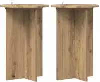 vidaXL Pflanzenst&auml;nder 2 Stk. Artisan-Eiche &Oslash;40 x 60 cm Holzwerkstoff