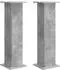 vidaXL Pflanzenständer betongrau 30,5x30x100,5cm, 2er-Set (899751)