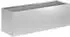 vidaXL Garten-Pflanzgefäß 2er-Set silber 60x20x20cm Stahl (8005159)