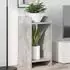 vidaXL Pflanzenständer Holzwerkstoff betongrau 30x30x60cm