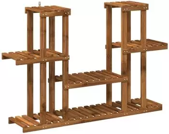 vidaXL Pflanzenständer Massivholz Akazie 123x25x78,5cm