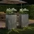 vidaXL Garten-Pflanzgefäß 2er-Set anthrazit 50x30x75cm (8005783)