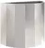 vidaXL Pflanzkübel Edelstahl silber 60x30x50cm